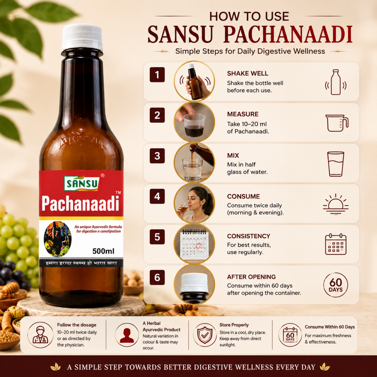 Sansu Paachnadi Juice 500ml