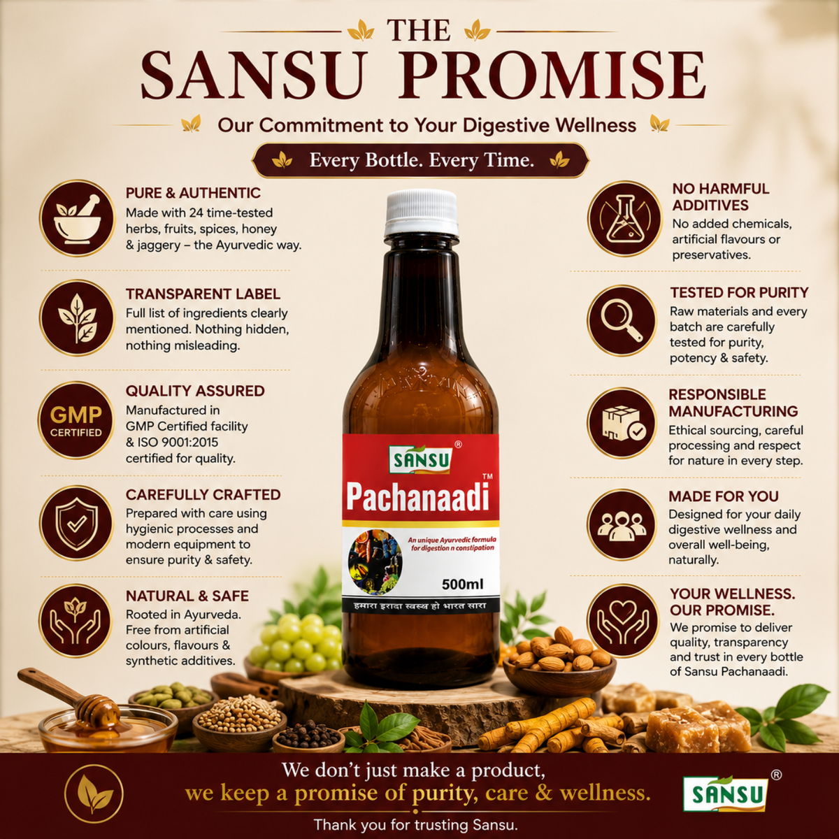 Sansu Paachnadi Juice 500ml