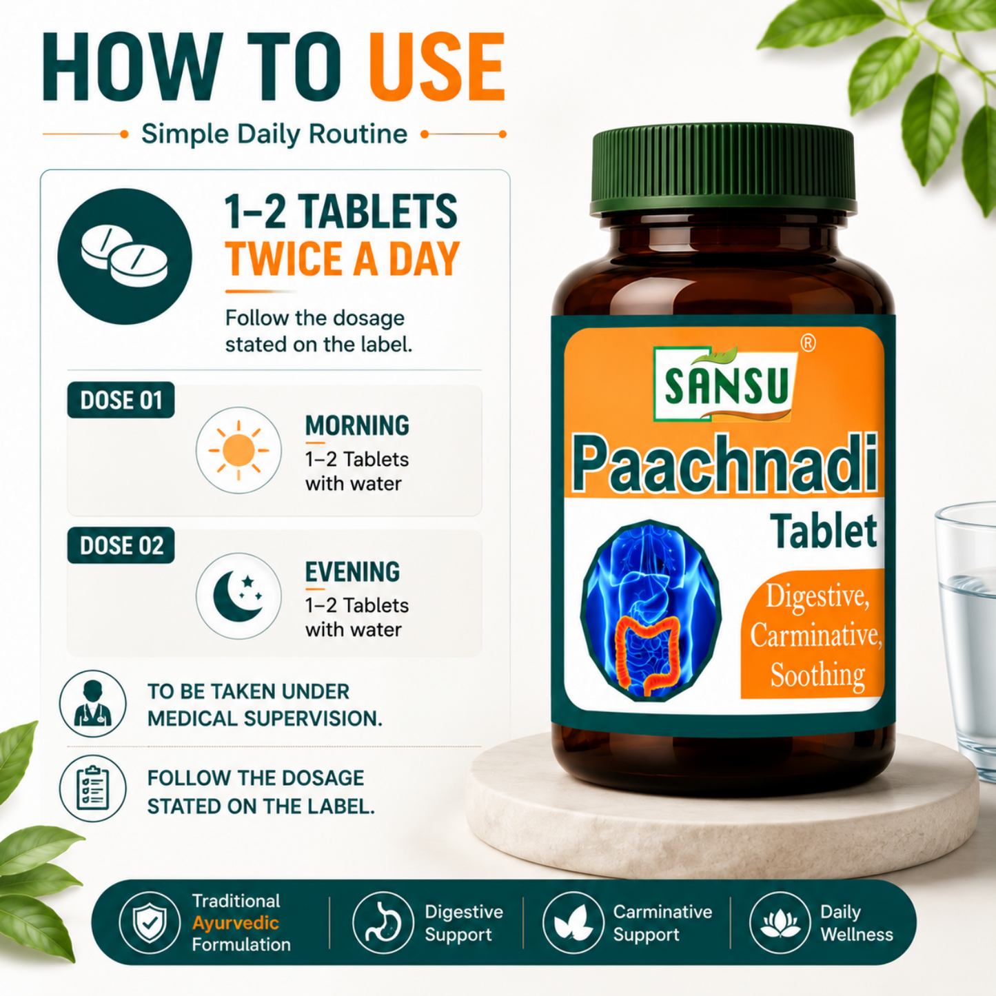 Sanus Paachnadi Tablet (60Tab)
