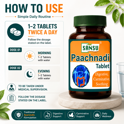 Sanus Paachnadi Tablet (60Tab)