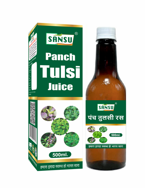 Sansu Panch Tulsi Ras / Juice (500 ml)