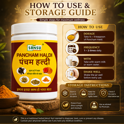 Pancham Haldi Churan 100 gm