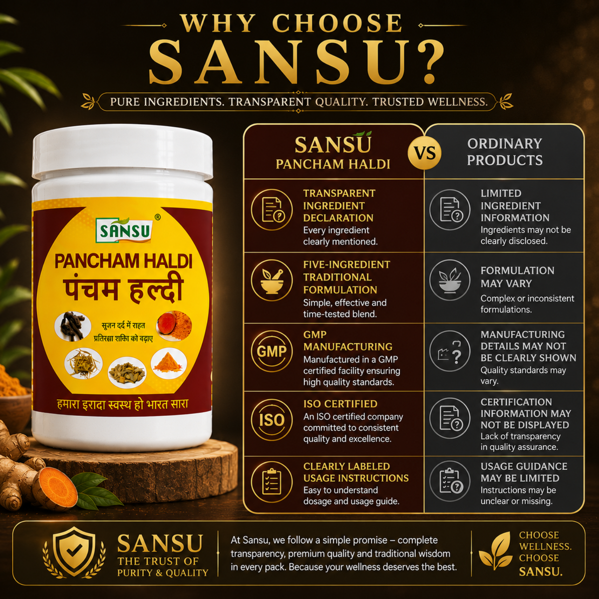 Pancham Haldi Churan 100 gm