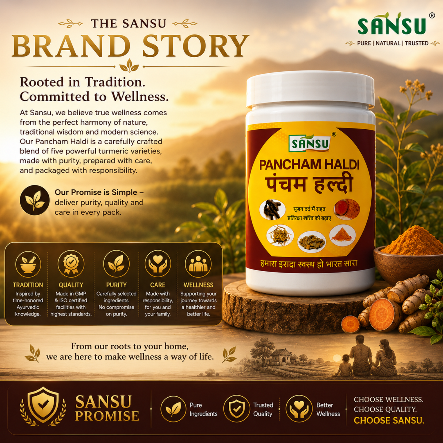 Pancham Haldi Churan 100 gm