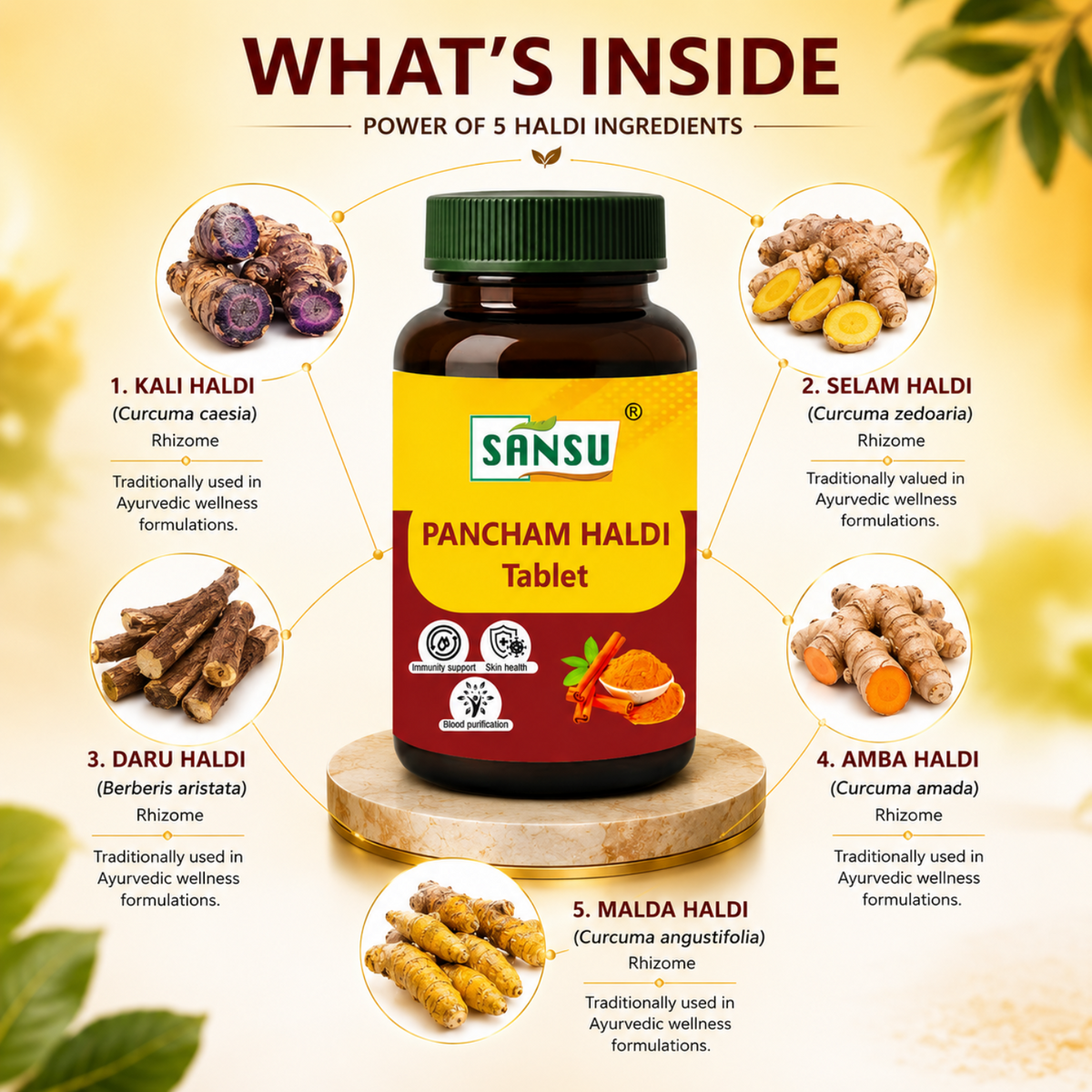 Sansu Pancham Haldi Tablet (60 Tab)