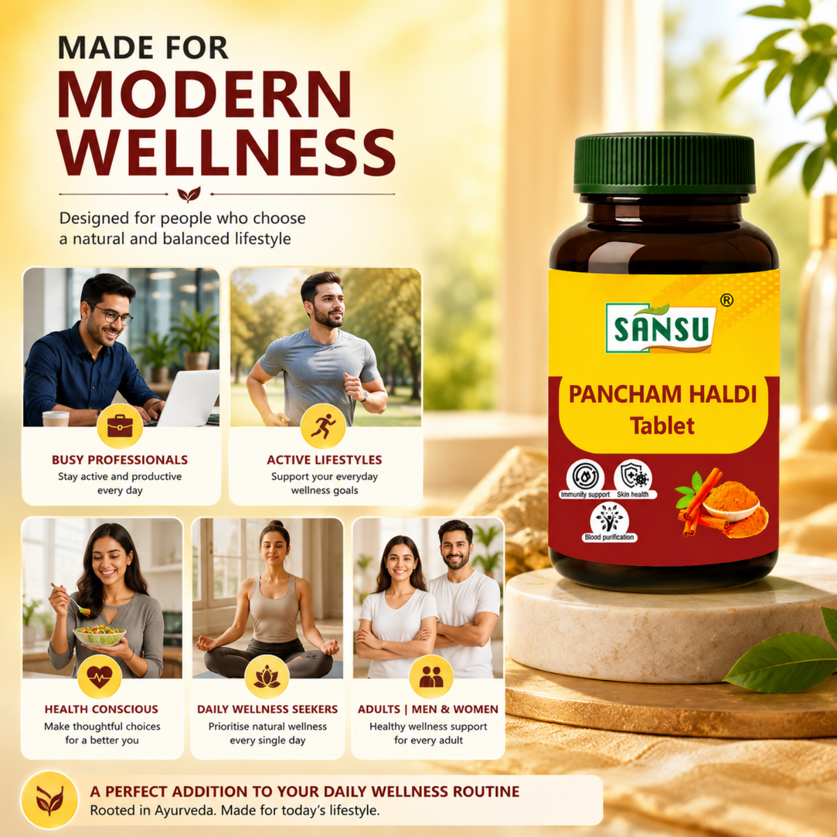Sansu Pancham Haldi Tablet (60 Tab)