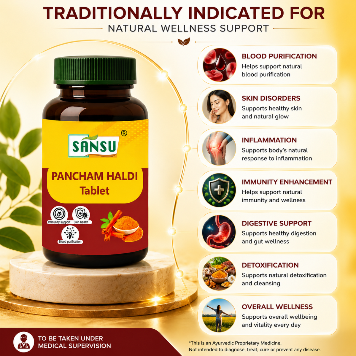 Sansu Pancham Haldi Tablet (60 Tab)