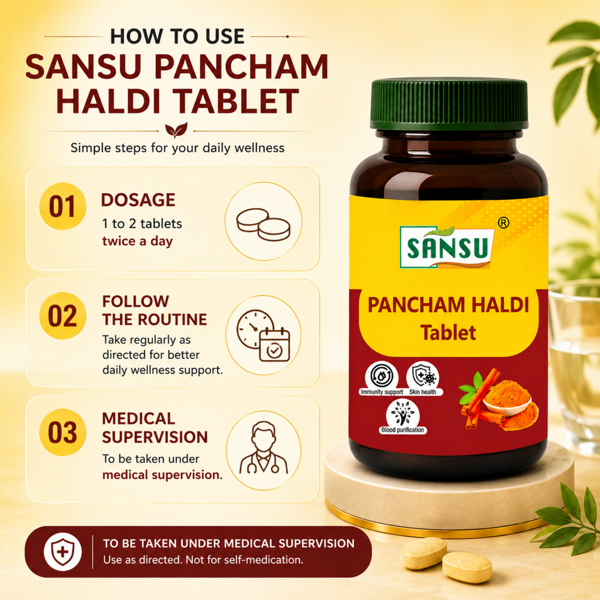 Sansu Pancham Haldi Tablet (60 Tab)