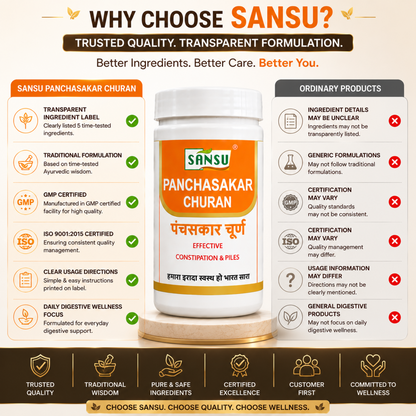 Sansu Panchasakar Churan 100 gm (Pack of 2)