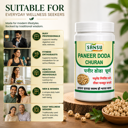 Sansu Paneer Doda Churan / Powder (100gm) Pack Of 2)