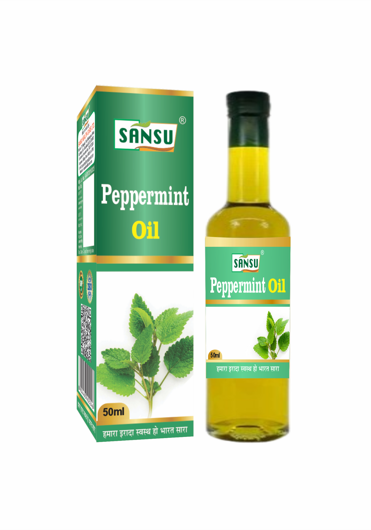 Sansu Peppermint Oil 50 ml (Pack of 2)