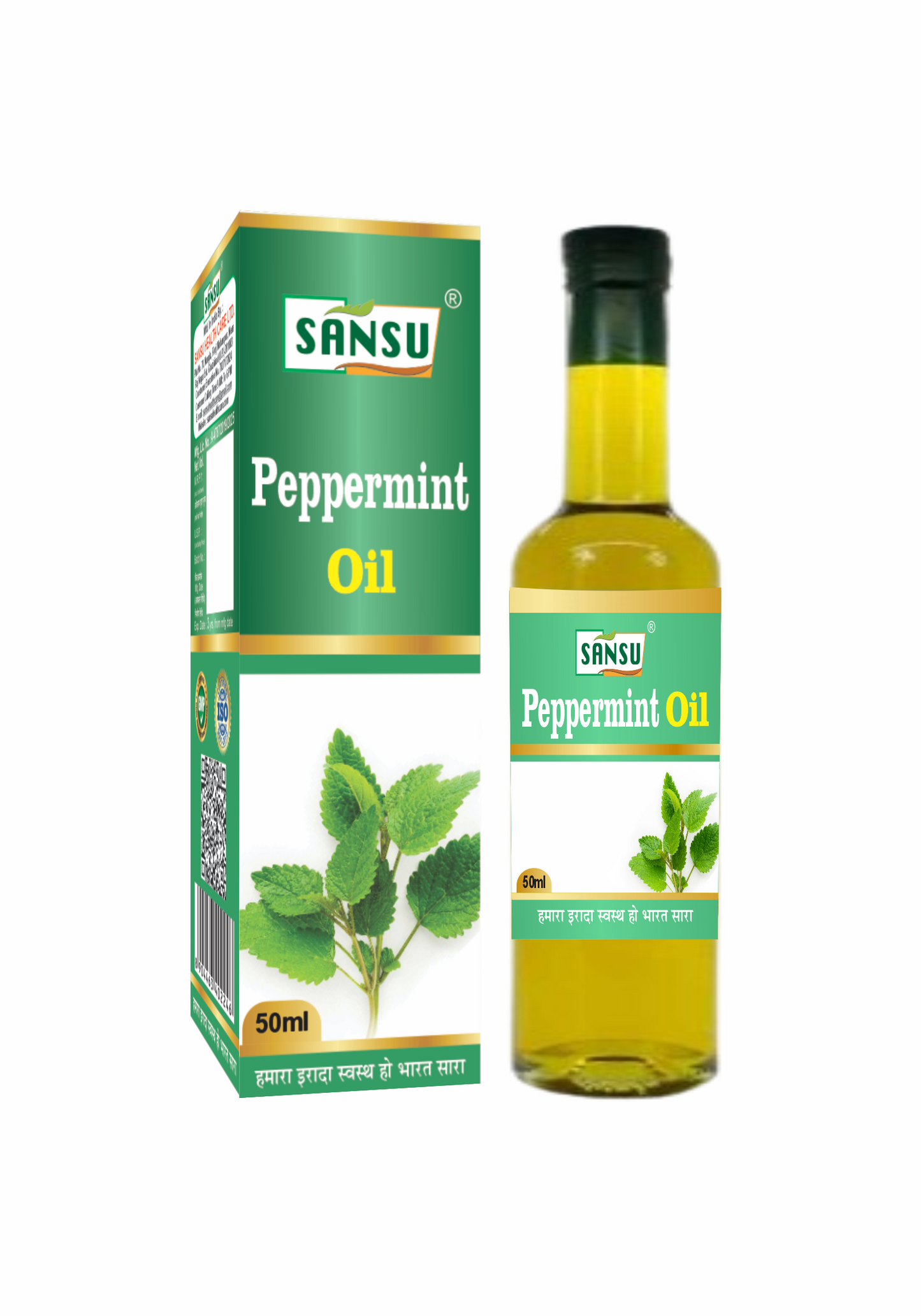 Sansu Pipermint oil 50ml (Pack of 2)
