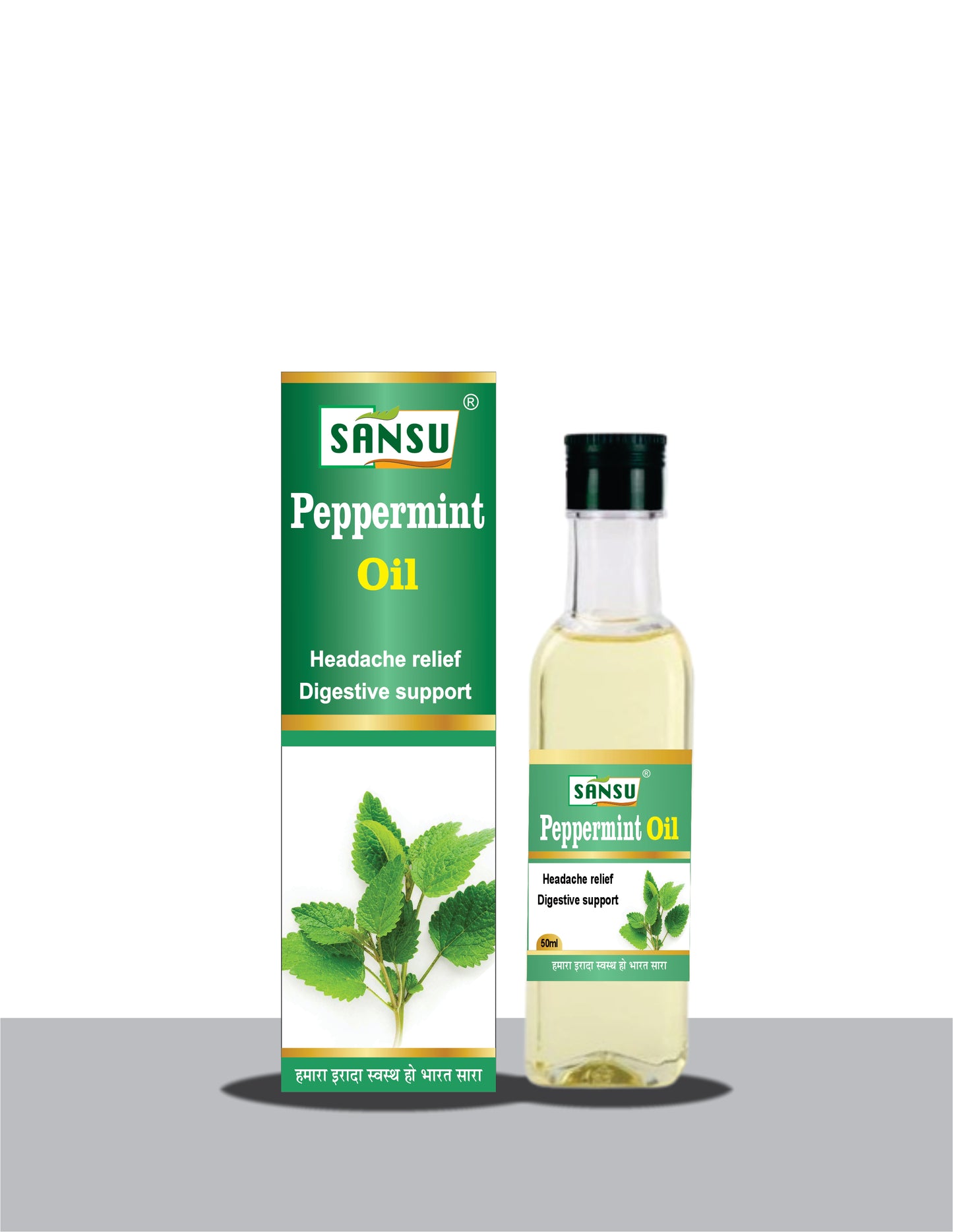 Sansu Pipermint oil 50ml (Pack of 2)