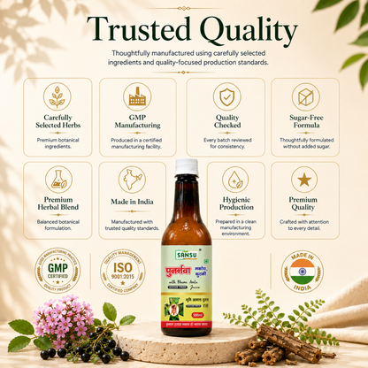 SANSU Punarnava Makoy & Kutki with Bhumi Amla Juice – 500 ml