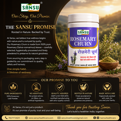 Sansu Rosemary Churan 100 gm (Pack of 2)