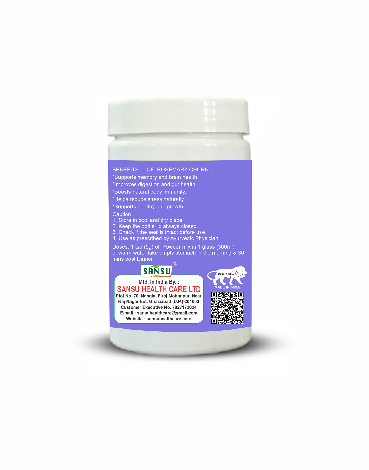 Sansu Rosemary Churn 100Gm (Pack oF 2)