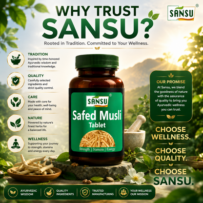 Sansu Safed Musli Tablet  (60 Tab)