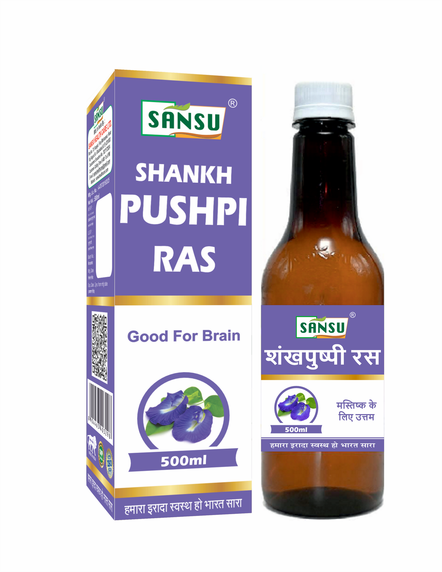 SANSU Shankh Pushpi Ras (500ML)