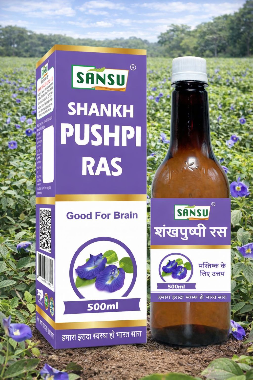 SANSU Shankh Pushpi Ras (500ML)
