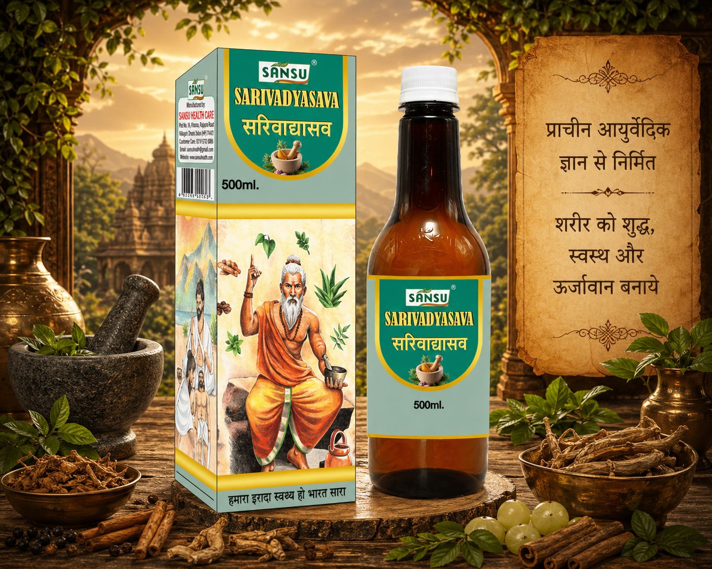 Sansu Sarivadyasava 500ml