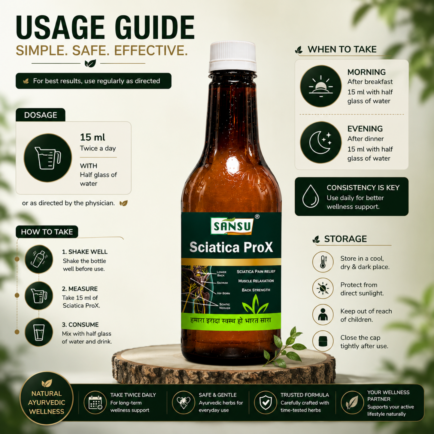 Sansu Sciatica ProX 500ml