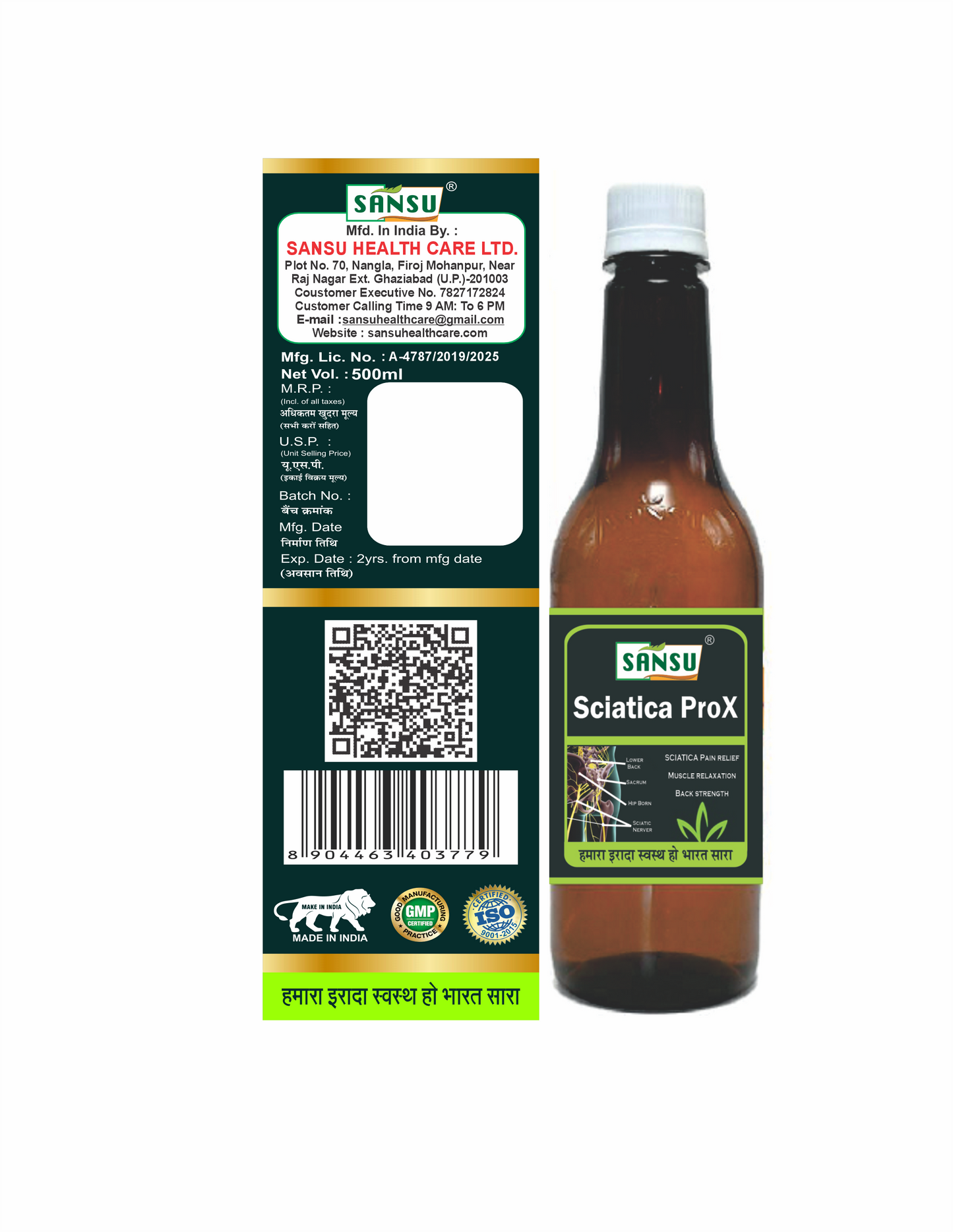 Sansu Sciatica ProX 500ml