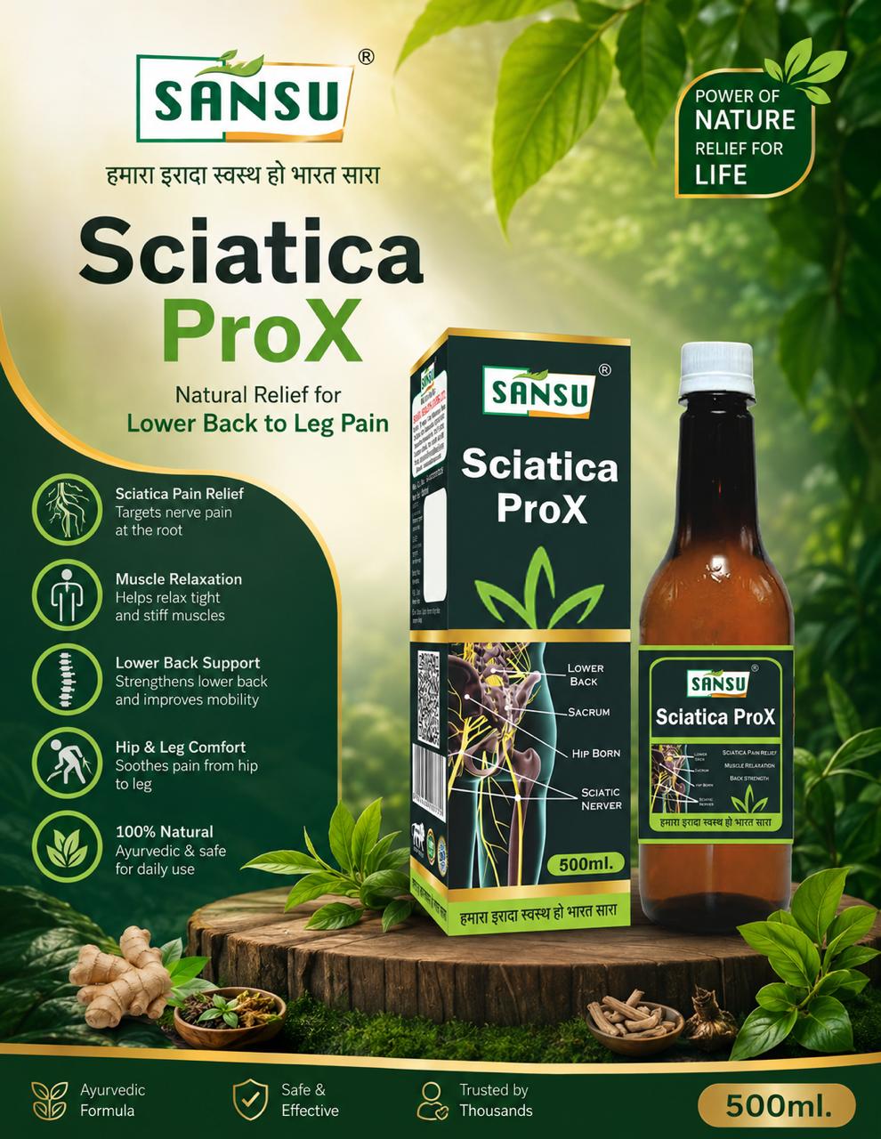 Sansu Sciatica ProX 500ml