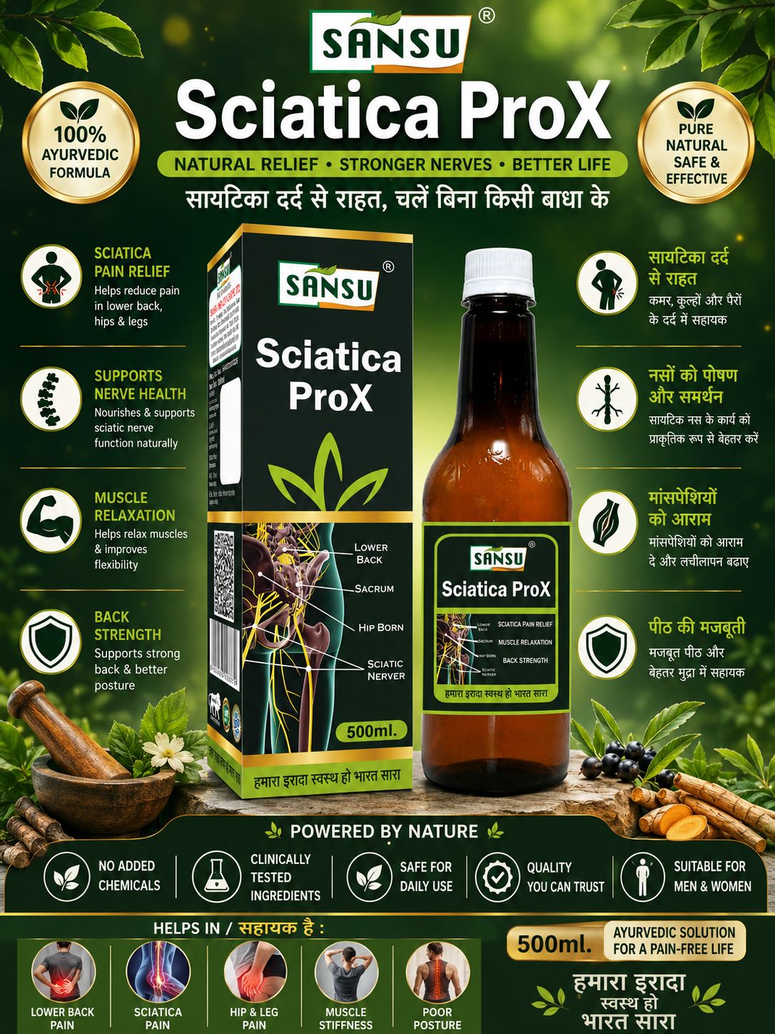 Sansu Sciatica ProX 500ml