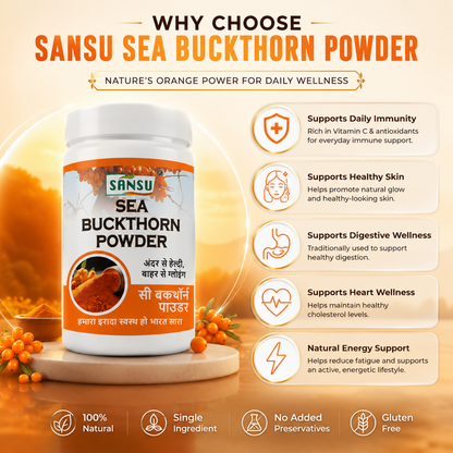 Sansu Sea Bucthorn Powder 100gm