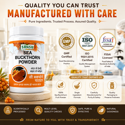 Sansu Sea Bucthorn Powder 100gm