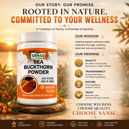 Sansu Sea Bucthorn Powder 100gm
