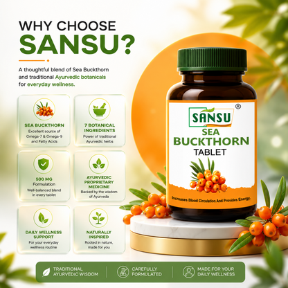 Sansu Sea Buckthorn Tablet