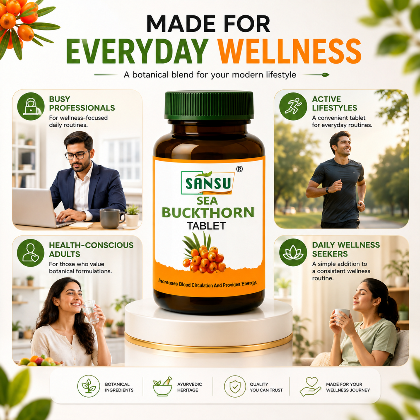 Sansu Sea Buckthorn Tablet