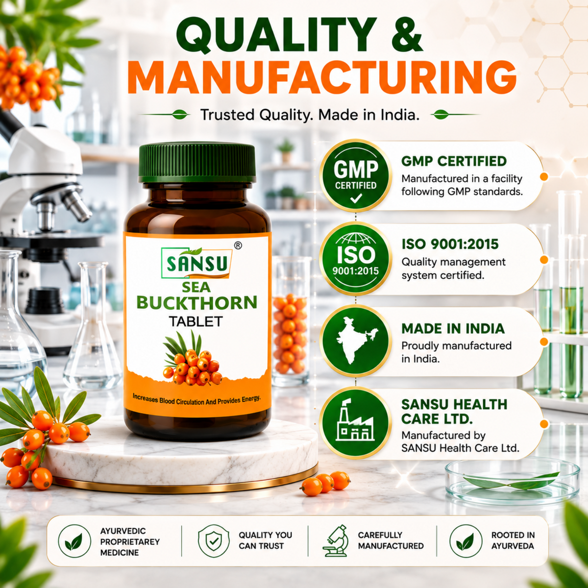Sansu Sea Buckthorn Tablet