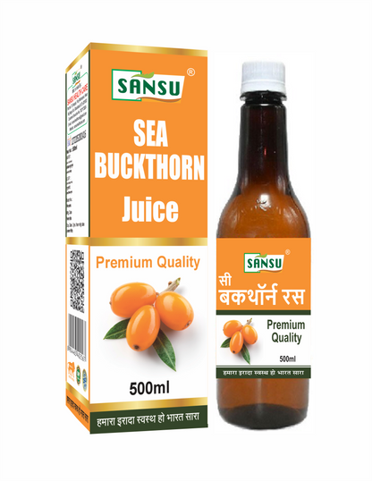 SANSU Sea- Buckthorn Juice Immunity Booster, Rich in Vitamins (500 ML)