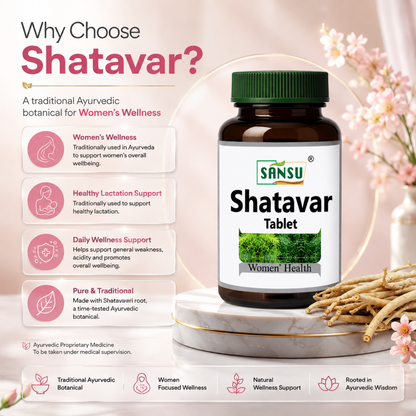 Sansu Shatavar Tablet (60 Tab)