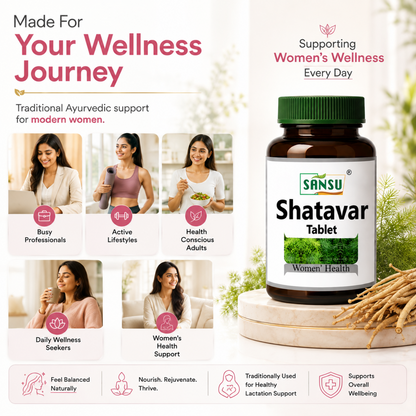 Sansu Shatavar Tablet (60 Tab)