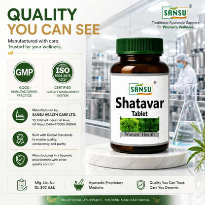 Sansu Shatavar Tablet (60 Tab)