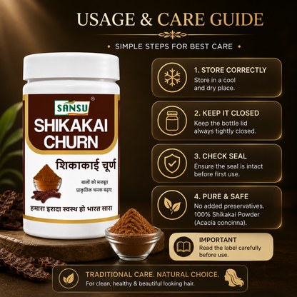 Sansu Shikakai Powder 100 GM (Pack Of 2)
