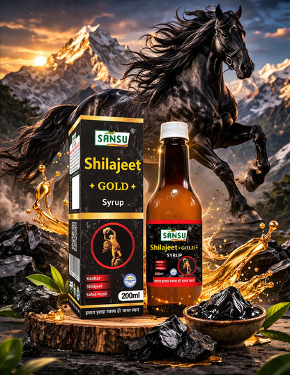 SANSU SHILAJEET GOLD SYRUP (200 ML)