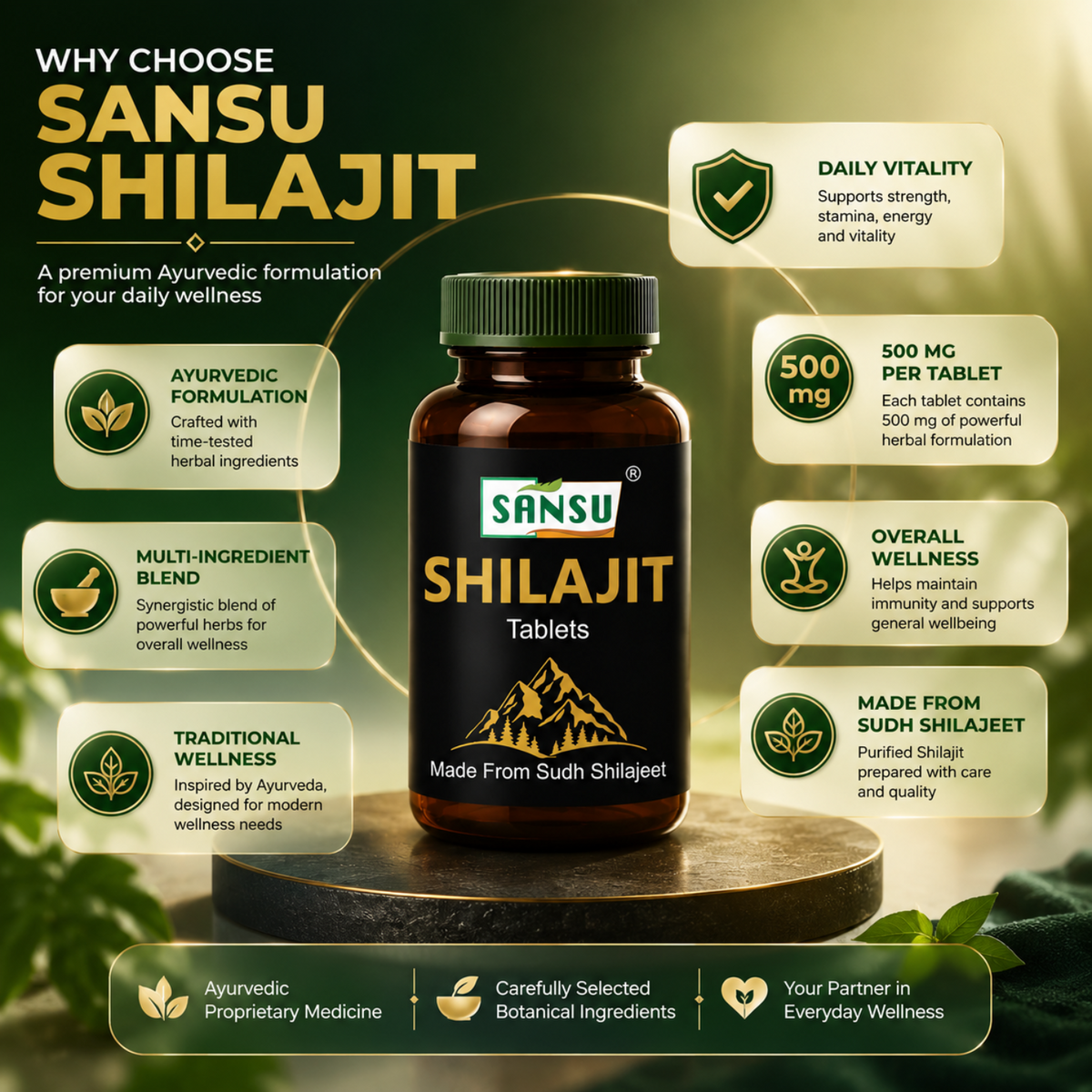Sansu Shilajit Tablet (30 Tab)