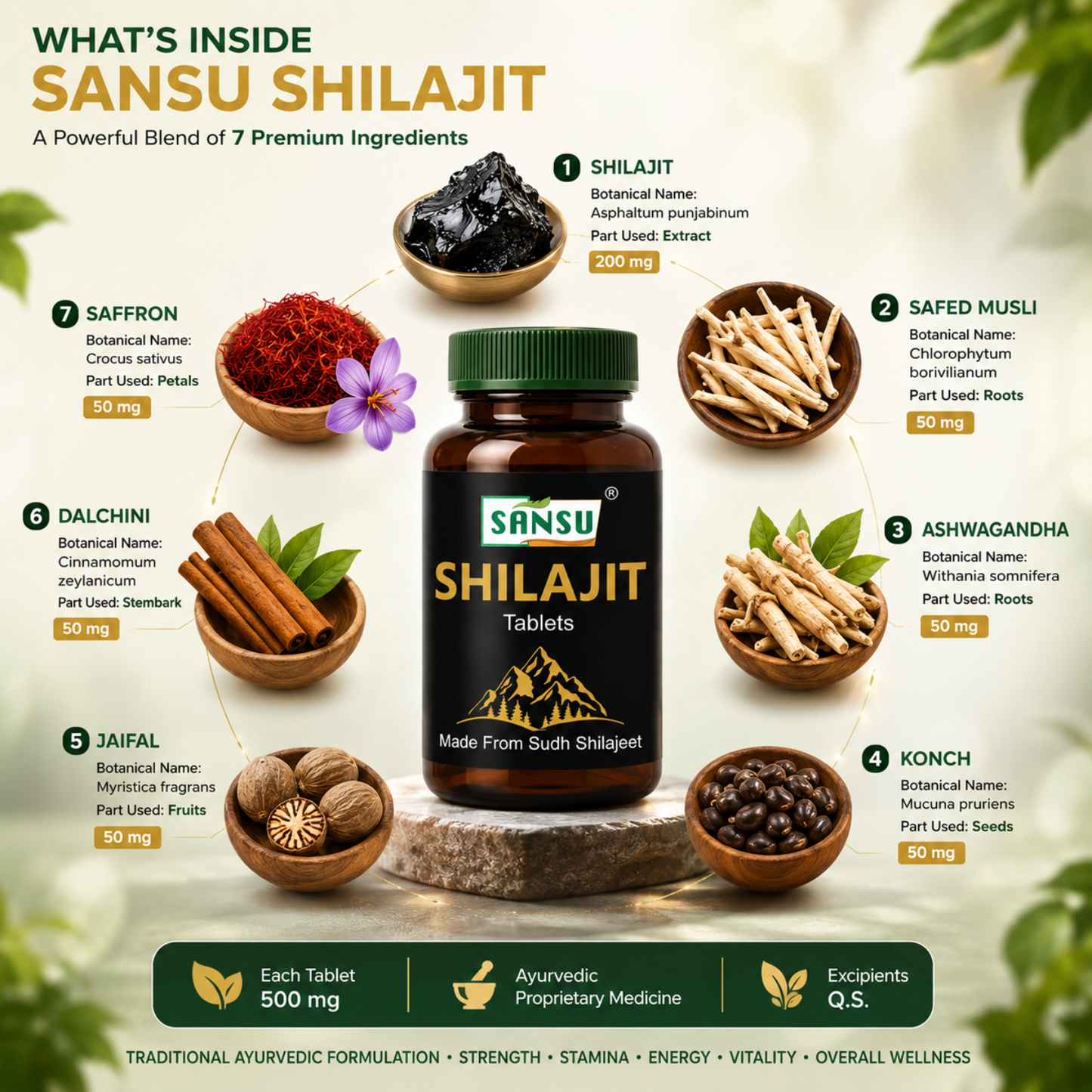 Sansu Shilajit Tablet (30 Tab)