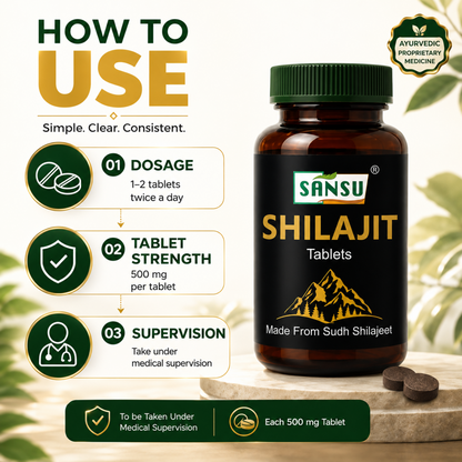 Sansu Shilajit Tablet (30 Tab)