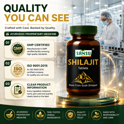 Sansu Shilajit Tablet (30 Tab)