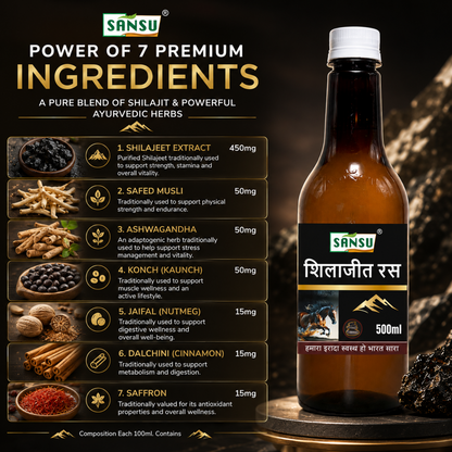 Sansu Shilajit Juice 500 ml