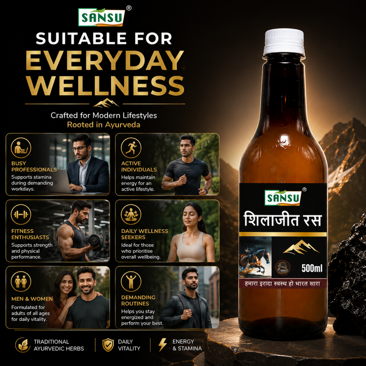 Sansu Shilajit Juice 500 ml