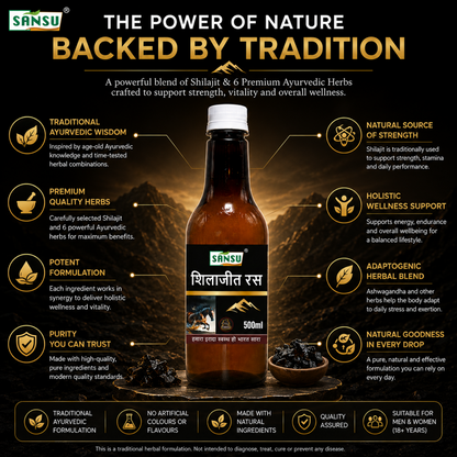 Sansu Shilajit Juice 500 ml