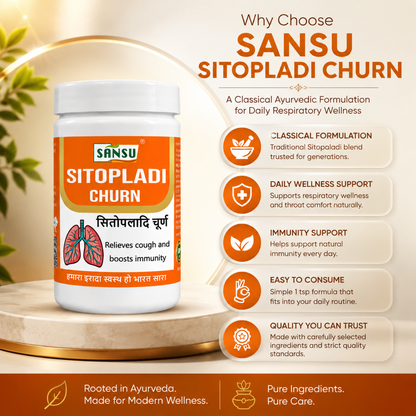 Sansu Sitopladi Powder 100 Gram (Pack Of 2)