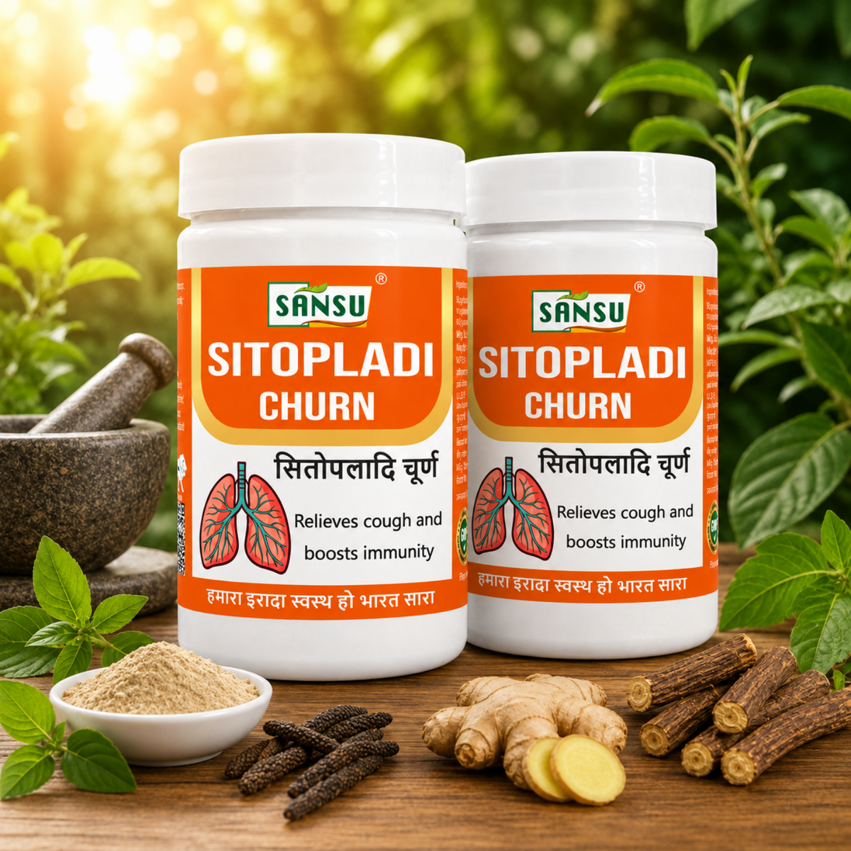 Sansu Sitopladi Powder 100 Gram (Pack Of 2)