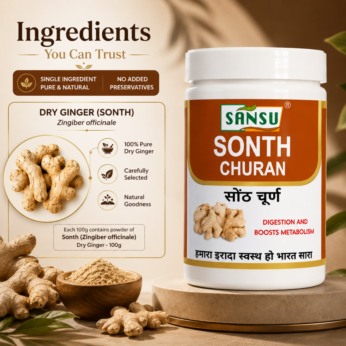 Sansu sonth Churan 100gm (Pack of 2)